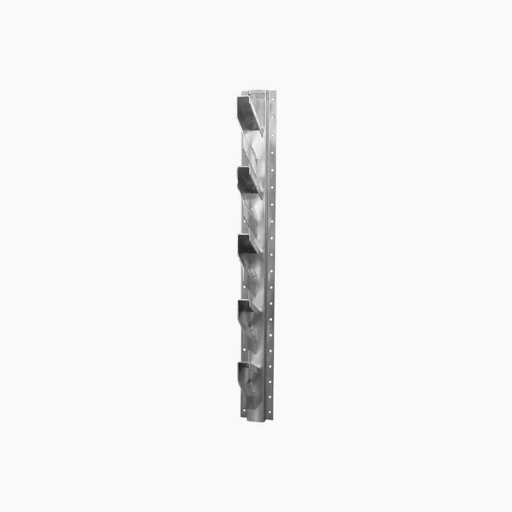 Etagère ouverte pour le rangement des fers, 5 niveaux - 104 cm