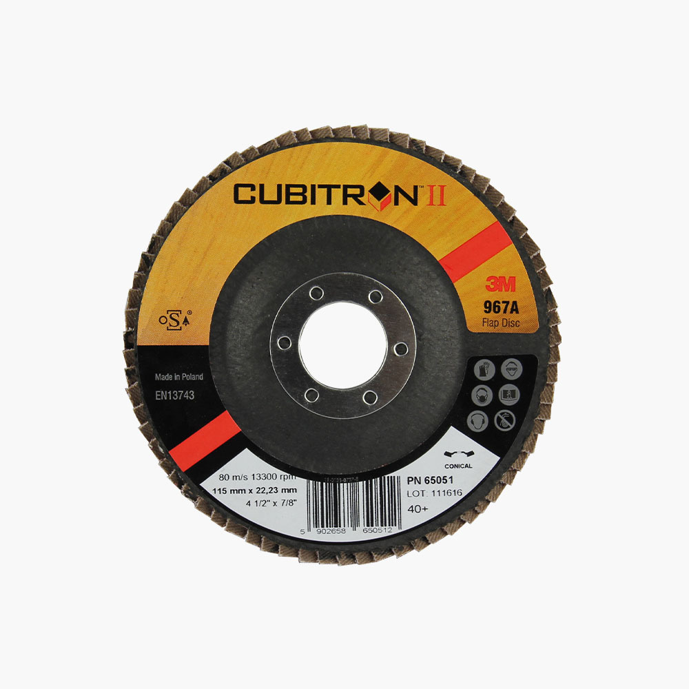 3M Disque à lamelle Cubitron II 115x22 mm 40+