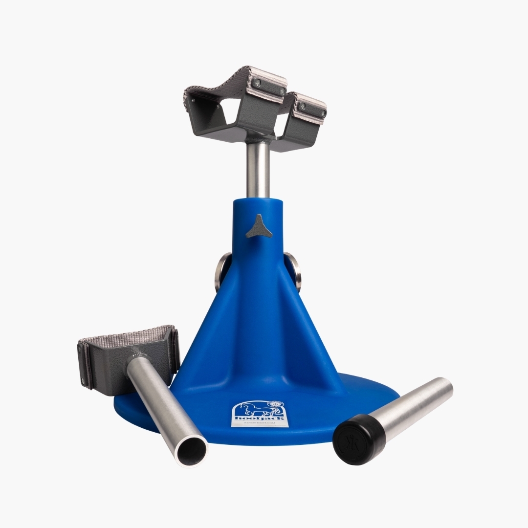 Trépied Hoofjack bleu 120 ans
